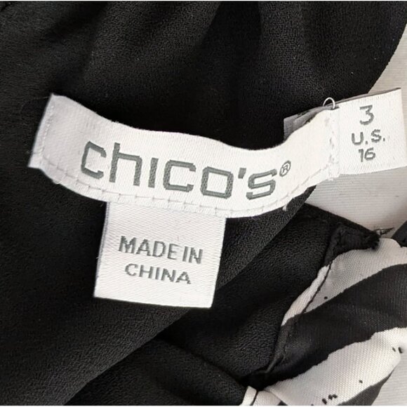 Chico’s “El Rio” Halter Abstract Print Maxi Dress – NWOT – Size 3 (fits like 1x) - Picture 6 of 6